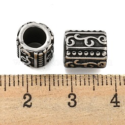 Колонна 304 нержавеющая сталь европейские бусины STAS-E214-10AS-05