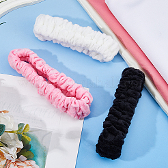 3 шт. 3-цветный плюшевый чехол на зеркало заднего вида автомобиля&nbsp;AJEW-FH0006-99