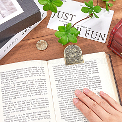 2 набор из 2 декоративных зажимов для папок из цинкового сплава в тибетском стиле&nbsp;FIND-CP0003-02