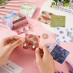 100 лист бумажных карточек для демонстрации сережек в 10 стилях CDIS-TA0001-18