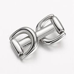 変色しにくい304ステンレススチール留め具  ステンレス鋼色  47x15x4mm  穴：6.5x10mm&nbsp;STAS-D166-101P