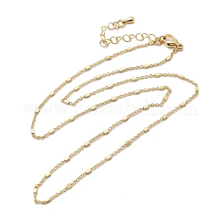 Цепочки из кубических звеньев латуни толщиной 1 мм NJEW-P341-01G