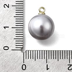 Подвески из АБС-пластика с жемчугом FIND-H052-01G-02G