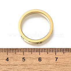 Кольца из нержавеющей стали 304 с кристаллами и стразами для женщин&nbsp;LS-RJEW-B120-02G