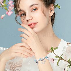 36 шт. 6 стиля 304 нержавеющая сталь штампованные пустые бирки-брелки STAS-UN0020-70P