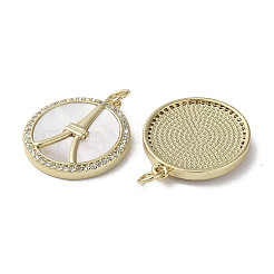 Латунные микро проложить кубического циркония подвески&nbsp;KK-G485-01G