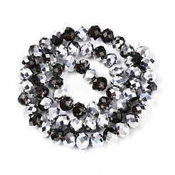 Стеклянные бусины с гальваническим покрытием &nbsp;GR8MMY-01S