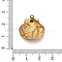 Подвески из нержавеющей стали 304 с эмалью&nbsp;STAS-P404-06G-02