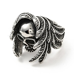 Anillo de acero inoxidable 316&nbsp;RJEW-C030-06B-AS