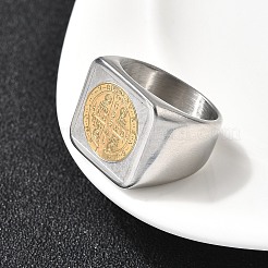 Широкие кольца из нержавеющей стали 304 для мужчин RJEW-P163-02P