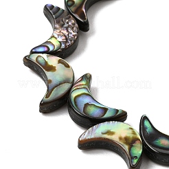Colliers de perles en nacre d'ormeau naturelle&nbsp;SSHEL-M021-08A