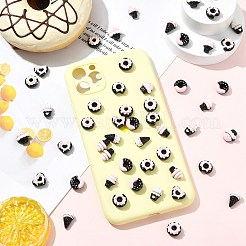 90 pièces 9 styles de cabochons en résine&nbsp;RESI-CJ0004-26