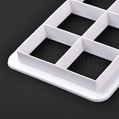 3 Größen quadratische Ausstechformen aus lebensmittelechtem Kunststoff&nbsp;DIY-L057-12