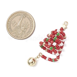 Большие подвески на елку из стеклянного бисера&nbsp;PALLOY-TA00330-01