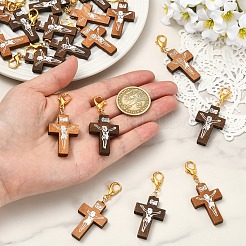 20pcs 2 estilos de aleación de esmalte colgante decoraciones&nbsp;HJEW-YW00388