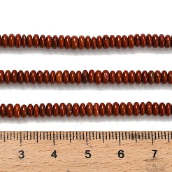 Натуральные красные яшмы бусы пряди G-L635-A39-4x2mm