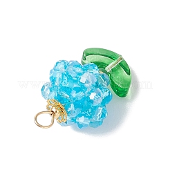 Цветок стеклянные подвески&nbsp;PALLOY-MZ00805-01