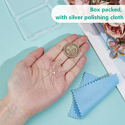 Подвеска в форме когтя 925 из стерлингового серебра с кабошоном STER-BC0003-31P