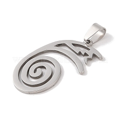 Не тускнеющие подвески из нержавеющей стали с символом рейки 201&nbsp;STAS-A094-03C-P