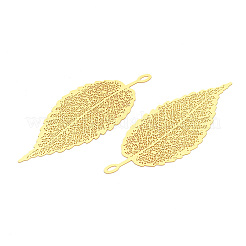 Латунные филигранные большие кулоны&nbsp;KKC-T003-27G