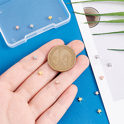 12 шт. 3 цвета 925 бусины из стерлингового серебра STER-PH0002-09