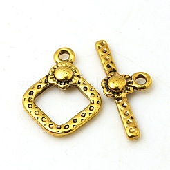 チベット風マンテル  混合形状  アンティーク黄金  トグル：12~29x9~24x1~4mm  穴：1~2mm  バー：11~32x5~10x1.5~5mm  穴：1~4mm.&nbsp;TIBE-MSMC001-2AG