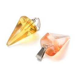 Матовые стеклянные подвески&nbsp;GLAA-L049-02P