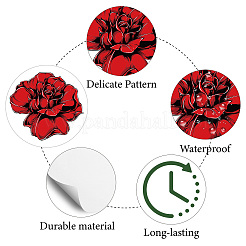 8 лист пластиковые водонепроницаемые самоклеящиеся наклейки с картинками&nbsp;DIY-WH0428-040