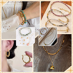 20 шт. 3 стиля 925 рифленые бусины из стерлингового серебра STER-PH0003-63