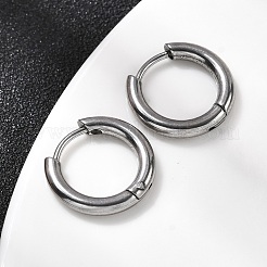 Boucles d'oreilles créoles en acier inoxydable 316f&nbsp;X-EJEW-D341-01G-P