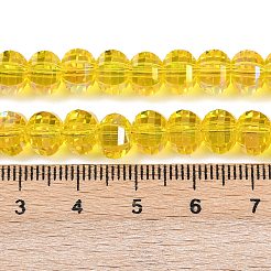 Гальванизируйте прозрачное стекло бисер нитей&nbsp;EGLA-B011-08A-AB06