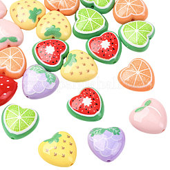 30 шт. Непрозрачные акриловые бусины&nbsp;MACR-SP0002-10