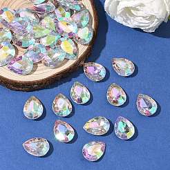 Акриловые стразы - кабошоны &nbsp;GACR-A017-13x18mm-17