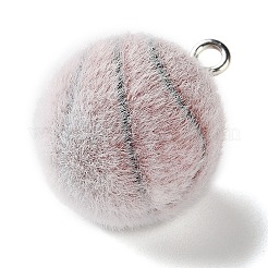 Флокированные непрозрачные подвески из смолы на спортивную тематику&nbsp;RESI-D017-01B-P