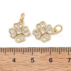 Pendentifs en laiton Shegrace avec micro-pavé de zircone cubique transparente&nbsp;XGRQ2C386-407G