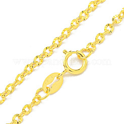 925 стерлингового серебра ожерелья NJEW-C052-14G