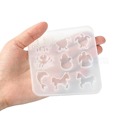 Силуэтные силиконовые Молды&nbsp;DIY-YW0006-28