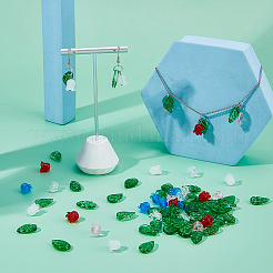 80шт nbeads ландыш стеклянные бусины&nbsp;GLAA-NB0001-88