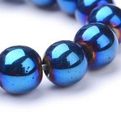 Non magnetici perle ematite sintetico fili&nbsp;G-S096-12mm-7