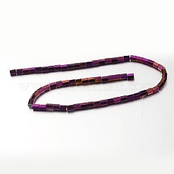 Electroplate non magnetici ematite sintetico fili di perline&nbsp;G-F300-38A-04