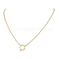 Цепочки Фигаро из нержавеющей стали 304 толщиной 2.5 мм с застежками-пружинами&nbsp;NJEW-JN05709