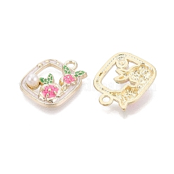 Pendentifs d'émail en alliage&nbsp;ENAM-N069-13KCG-01
