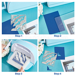 Углеродистая сталь разрезает трафареты DIY-WH0309-1867