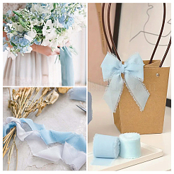 Лента из полиэстера и шифона&nbsp;HULI-PW0002-054E