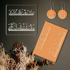 Доски с текстурой акриловой глины DIY-WH0498-0015