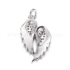 Латунные микро проложить кубического циркония подвески&nbsp;X-ZIRC-P060-23P