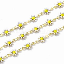 Цепочки ручной работы с цветком ромашки eanmel CHC-F015-05G-02