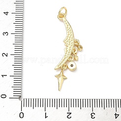 Латунные микро проложить кубического циркония подвески&nbsp;KK-P345-51G