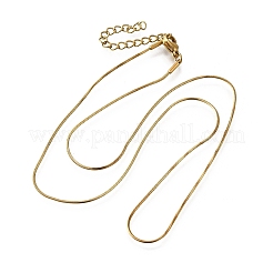 0.9 мм 304 нержавеющая сталь змейка ожерелья для женщин и мужчин&nbsp;LS-STAS-V011-04A-G