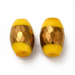 Непрозрачные гальванические стеклянные бусины&nbsp;EGLA-H003-02G-03